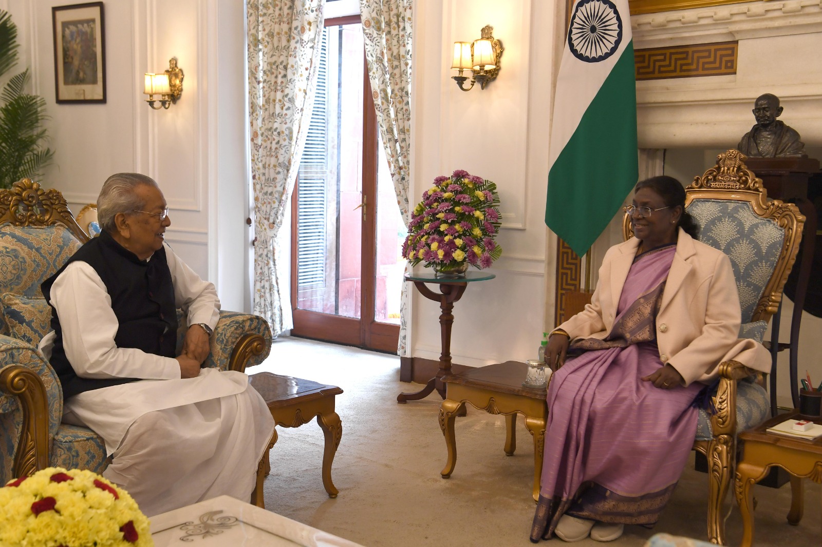 छत्तीसगढ़ के राज्यपाल  मिले राष्ट्रपति श्रीमती द्रौपदी मुर्मू से