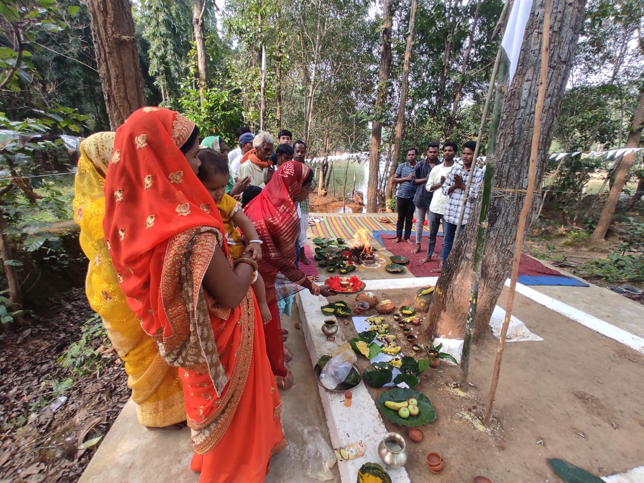 गोड़ समाज ने रानीदह में किया  नवरात्रि पूजन ,प्रदेश व  क्षेत्र वासियों कि उन्नति व खुशहाली कि कामना