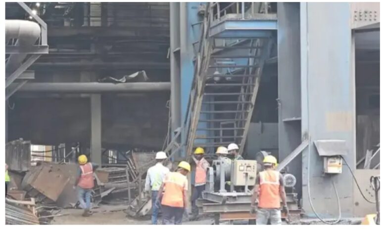 भिलाई इस्पात संयंत्र में ठेका श्रमिक की मौत, प्रबंधन पर FIR दर्ज