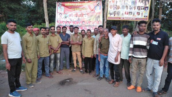 छत्तीसगढ़ ड्राइवर महासंगठन के तत्वाधान में महाबंद चक्काजाम