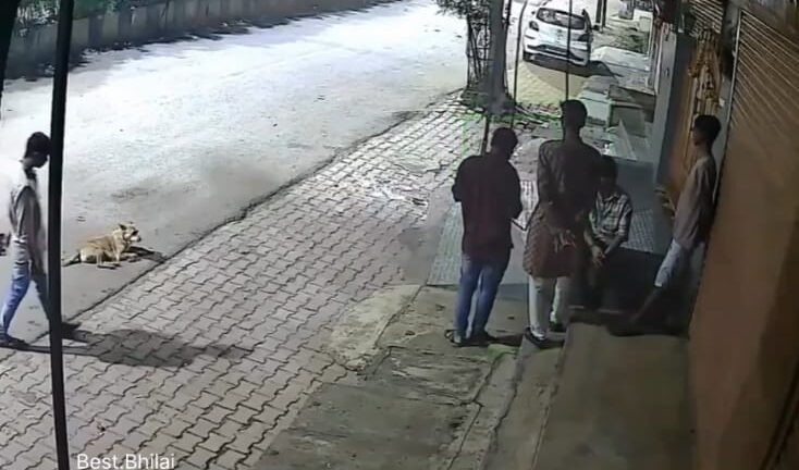 भिलाई में क्रूरता की हद: कार चालक ने कुत्ते को कुचल डाला, वीडियो वायरल