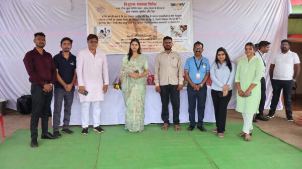 नि:शुल्क चिकित्सा शिविर सम्पन्न — सैकड़ों ग्रामीणों ने लिया स्वास्थ्य परीक्षण का लाभ