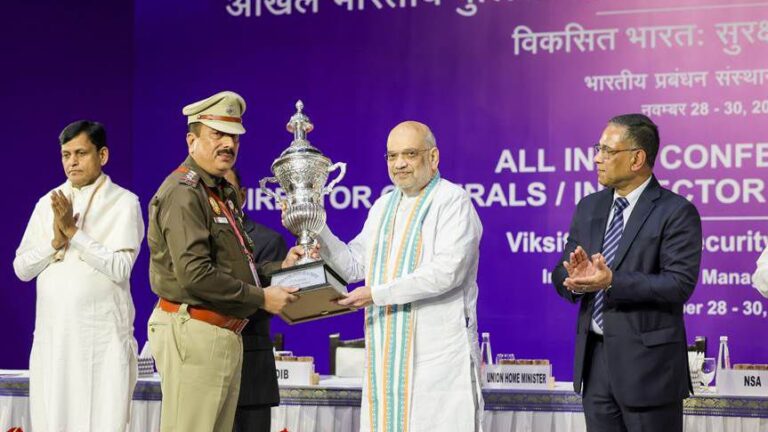 अमित शाह ने 60वीं DGP/IGP कॉन्फ्रेंस का उद्घाटन, नक्सलवाद से जल्द मुक्ति का दावा