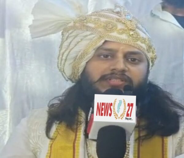 कैटतराई – सिहावा में  संत  गुरु घासीदास के नवनिर्मित मंदिर पर  गुरु गद्दी स्थापना