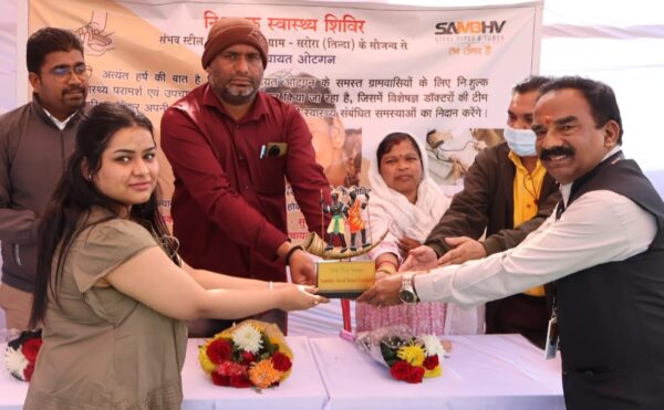 ओटगन में नि:शुल्क चिकित्सा शिविर सम्पन्न, 317 मरीजों का हुआ उपचार