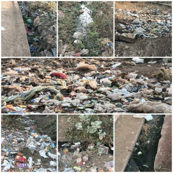 नगर पालिका परिषद की घोर लापरवाही से 22 के 22 वार्ड में पसरा गंदगी