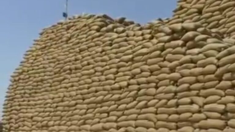 धान खरीदी केंद्र में 6000 बोरी धान गायब